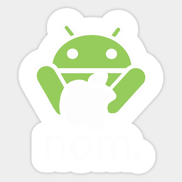 Droid Nom Sticker by Faltra